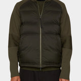 Dome Knit Hybrid Jacket - Forest Green - Hugo Sthlm