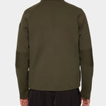 Dome Knit Hybrid Jacket - Forest Green - Hugo Sthlm