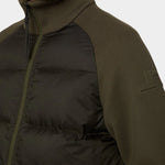 Dome Knit Hybrid Jacket - Forest Green - Hugo Sthlm