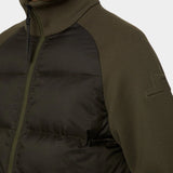 Dome Knit Hybrid Jacket - Forest Green - Hugo Sthlm