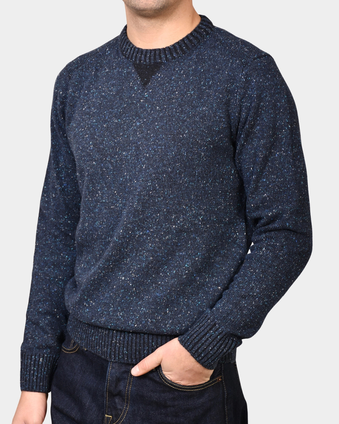 Donegal Crewneck 7 GG - Navy - Hugo Sthlm