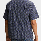Donso Geo Resort Shirt - Ladder Estat Navy s - Hugo Sthlm