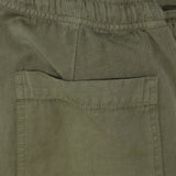 Drawstring Pant Light Cotton Linen - Olive - Hugo Sthlm