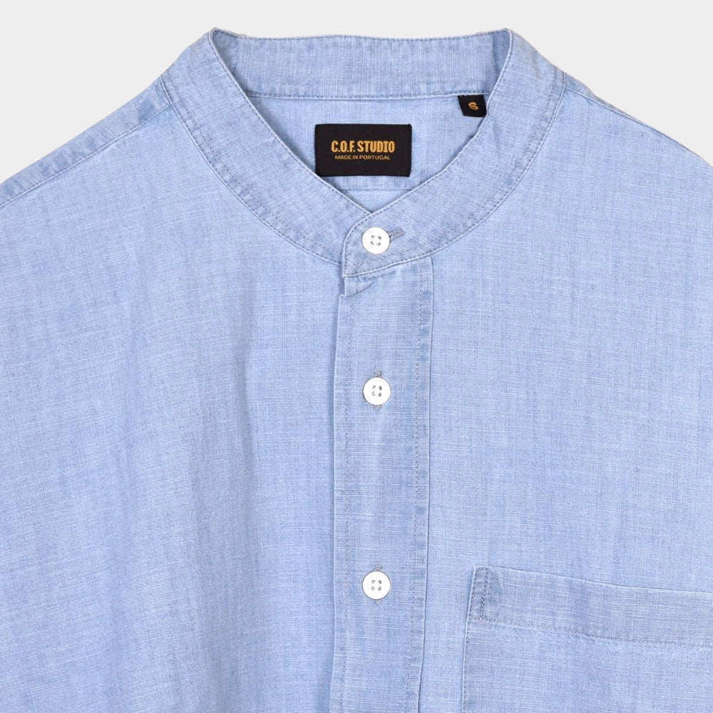 Drifter Shirt Indigo - Chambray Rinsed - Hugo Sthlm