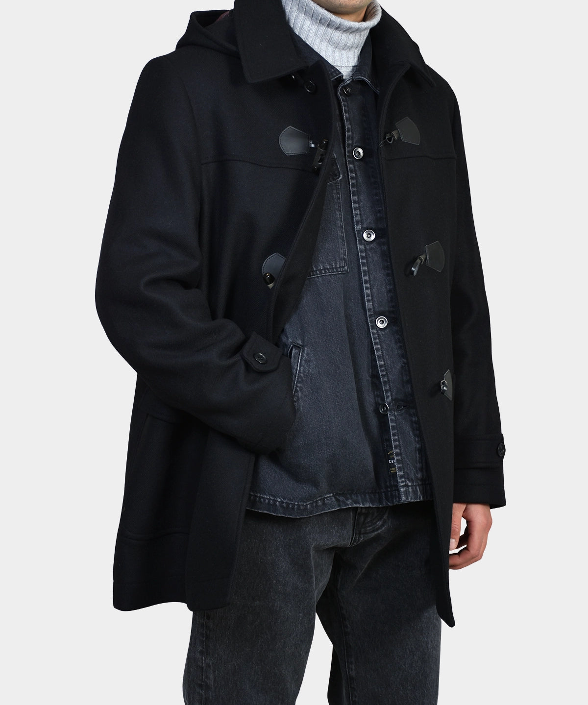 Duffel Coat - Black - Hugo Sthlm