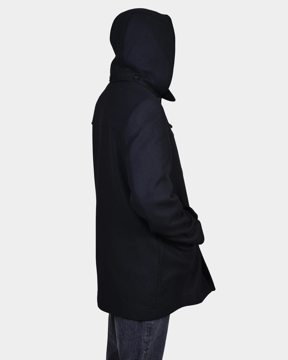 Duffel Coat - Black - Hugo Sthlm