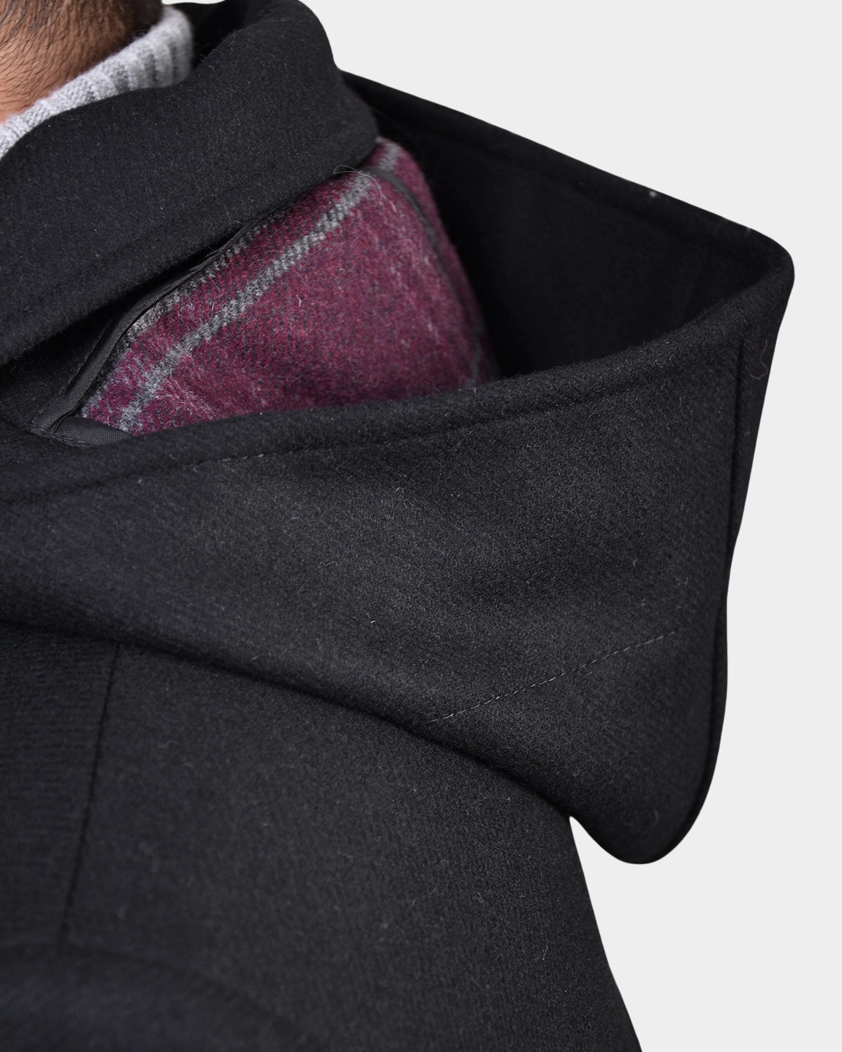 Duffel Coat - Black - Hugo Sthlm