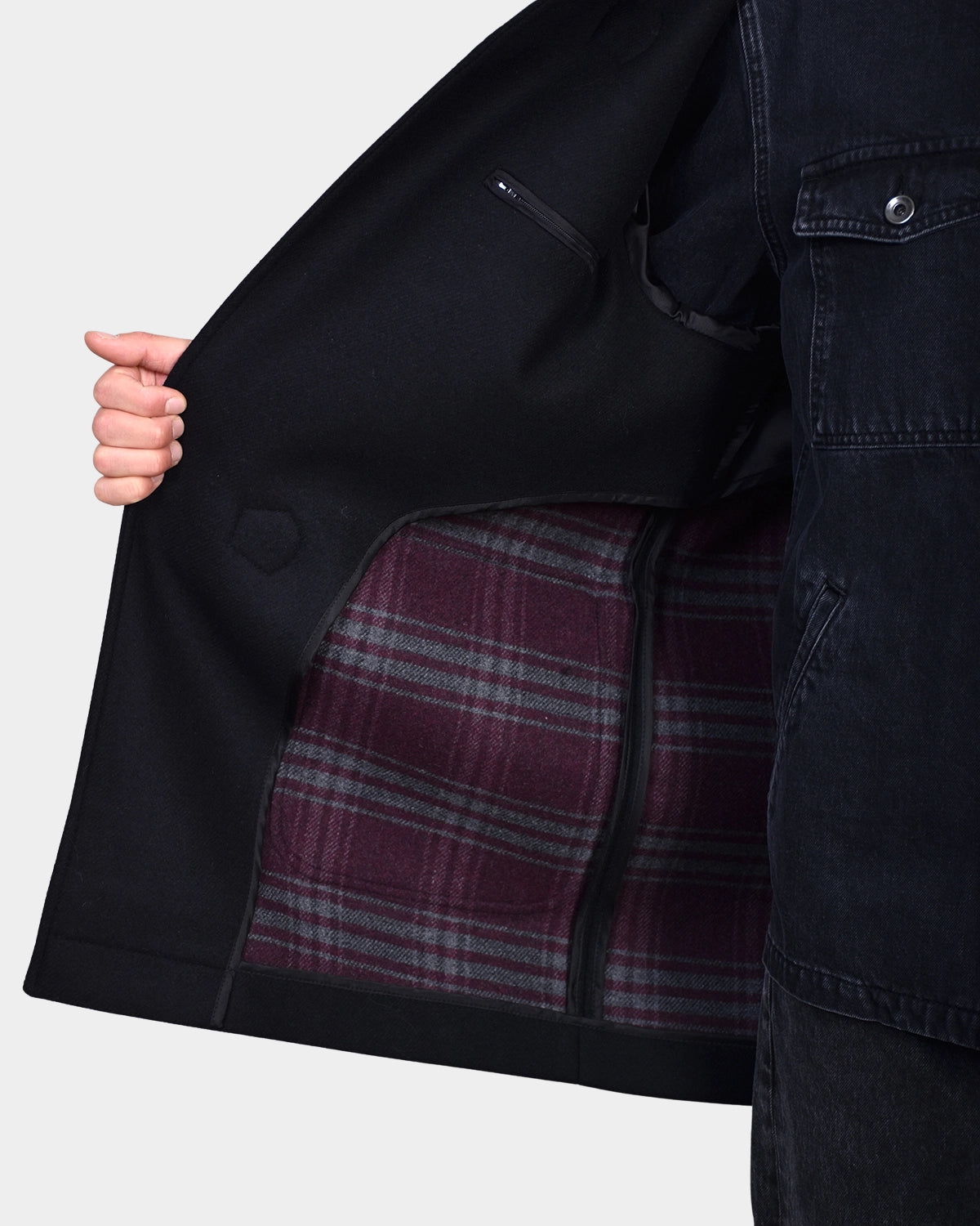 Duffel Coat - Black - Hugo Sthlm