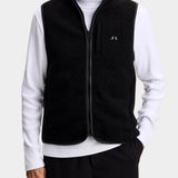 Duncan Wool Fleece Vest - Black