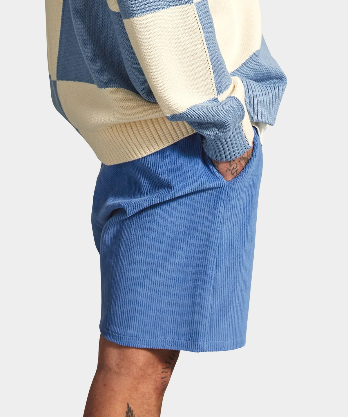East Shorts Corduroy - Riviera Blue - Hugo Sthlm