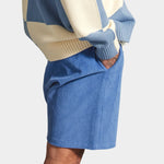 East Shorts Corduroy - Riviera Blue - Hugo Sthlm