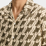 Ellis Border Resort Shirt - JL Glitch Kalamata - Hugo Sthlm