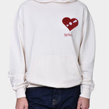 Flower Hoodie Feel The Beat Patch - Creme - Hugo Sthlm