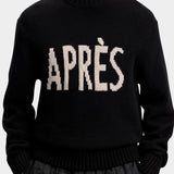 Fabian Graphic Knit Sweater - Black - Hugo Sthlm