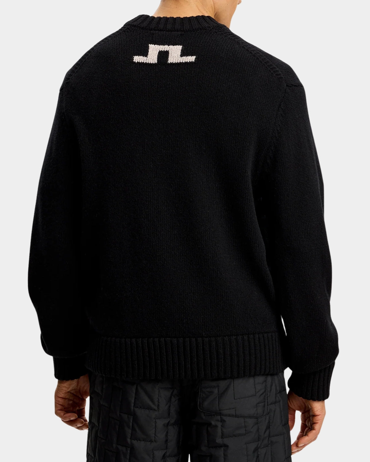 Fabian Graphic Knit Sweater - Black - Hugo Sthlm