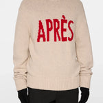 Fabian Graphic Knit Sweater - Moonbeam - Hugo Sthlm