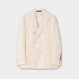 Farris Patch Blazer - Creme White