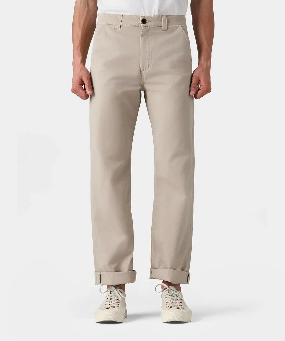 Fatigue Pants Double Twisted Twill - Sand - Hugo Sthlm