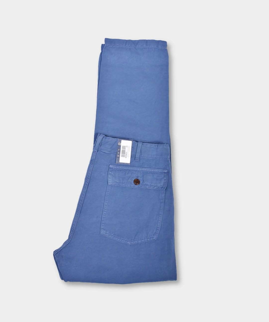 Fatigue Pant Cotton Linen - Avio Blue - Hugo Sthlm