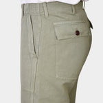 Fatigue Pant Cotton Linen - Military - Hugo Sthlm