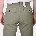 Fatigue Pant Cotton Linen - Military - Hugo Sthlm