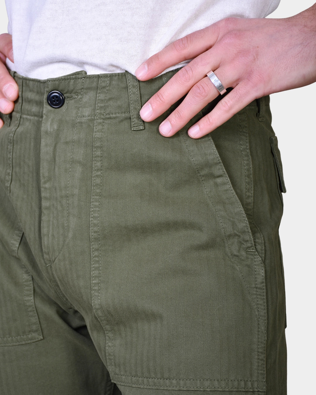 Fatigue Pant Fishbone - Military - Hugo Sthlm