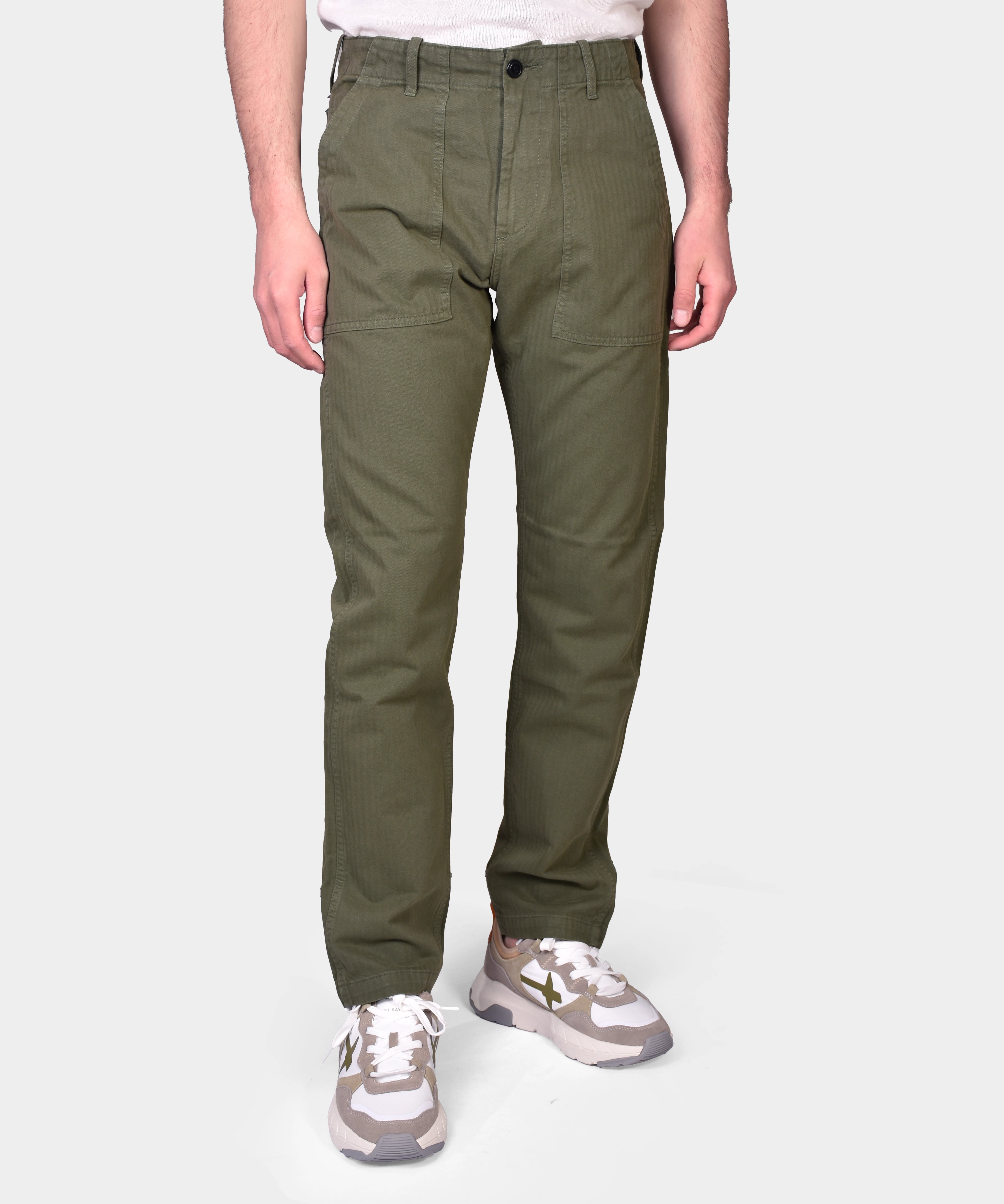 Fatigue Pant Fishbone - Military - Hugo Sthlm