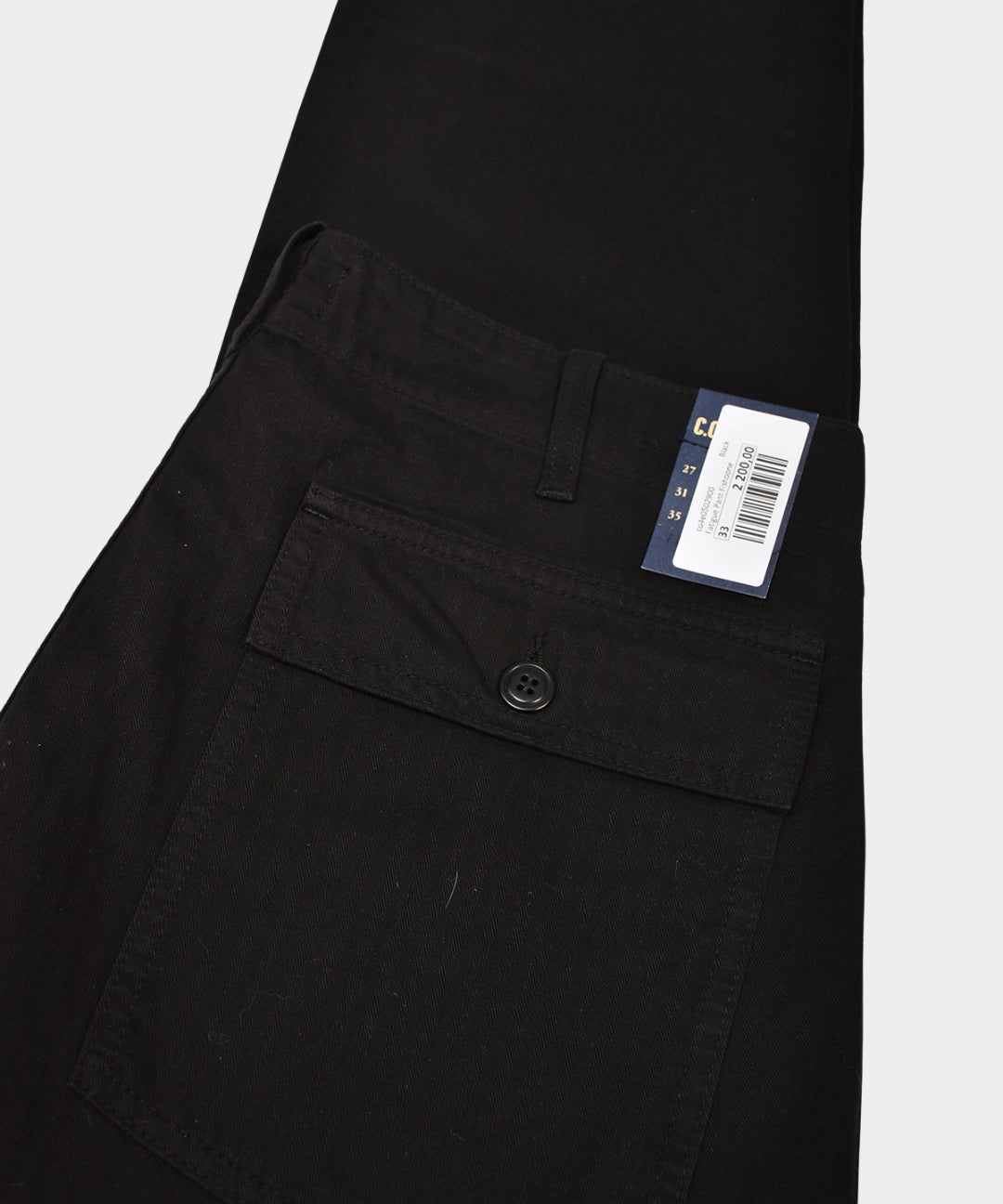 Fatigue Pant Fishbone - Black - Hugo Sthlm