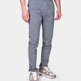 Fatigue Pant Stipe Cotton - Navy - Hugo Sthlm