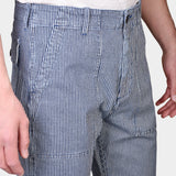 Fatigue Pant Stipe Cotton - Navy - Hugo Sthlm