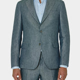 Ferry Soft Linen Blazer - Balsam Green - Hugo Sthlm