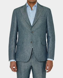 Ferry Soft Linen Blazer - Balsam Green - Hugo Sthlm