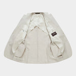 Ferry Soft Linen Blazer - White Grass - Hugo Sthlm