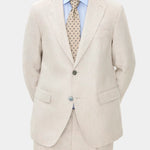 Ferry Soft Linen Blazer - White Grass - Hugo Sthlm