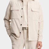 Finnigan Drape Cord Shirt - Moonbeam