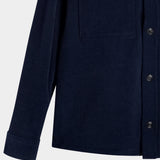 Finnigan Drape Cord Shirt - Navy