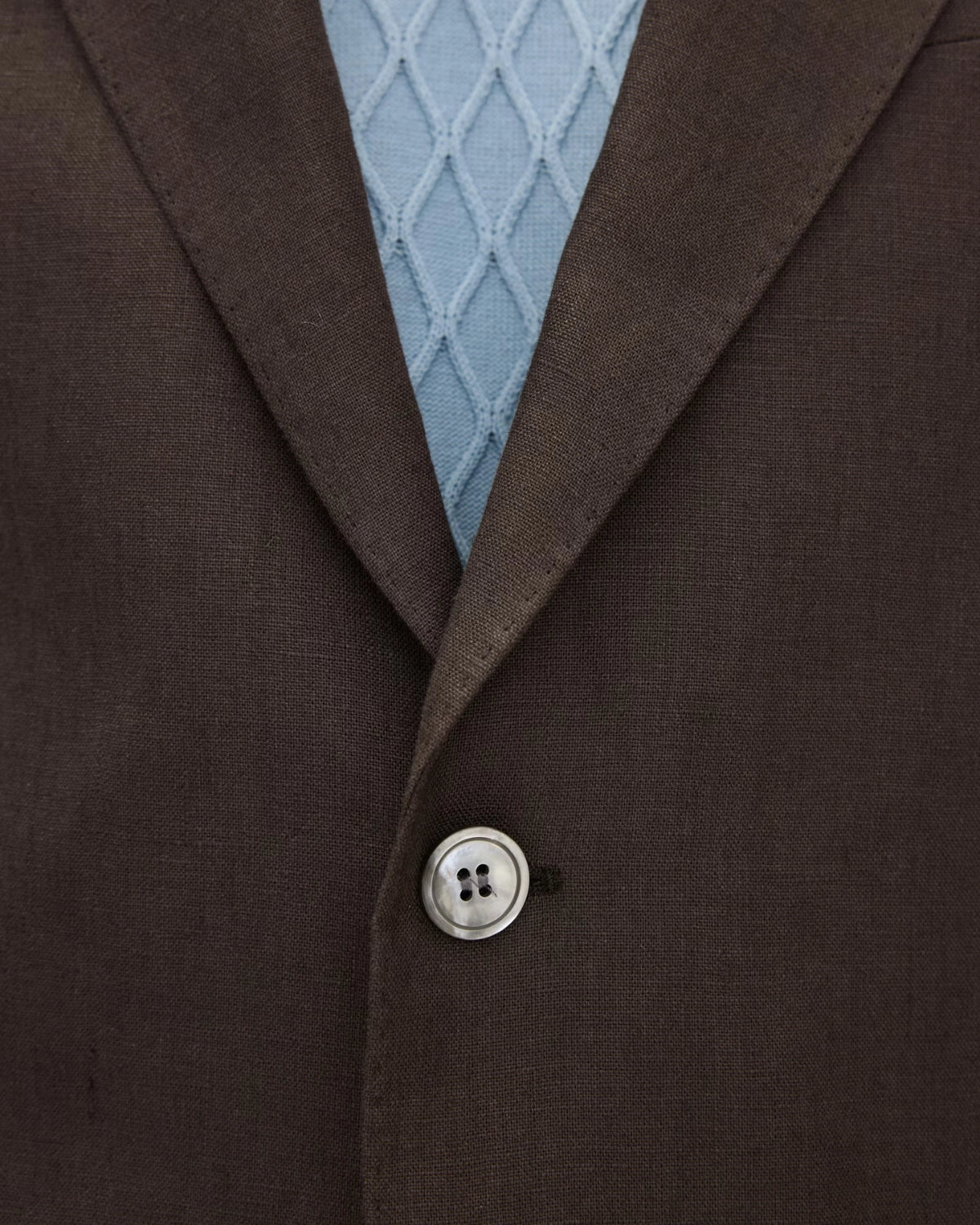 Fogerty Linen Blazer - Brown Elk - Hugo Sthlm