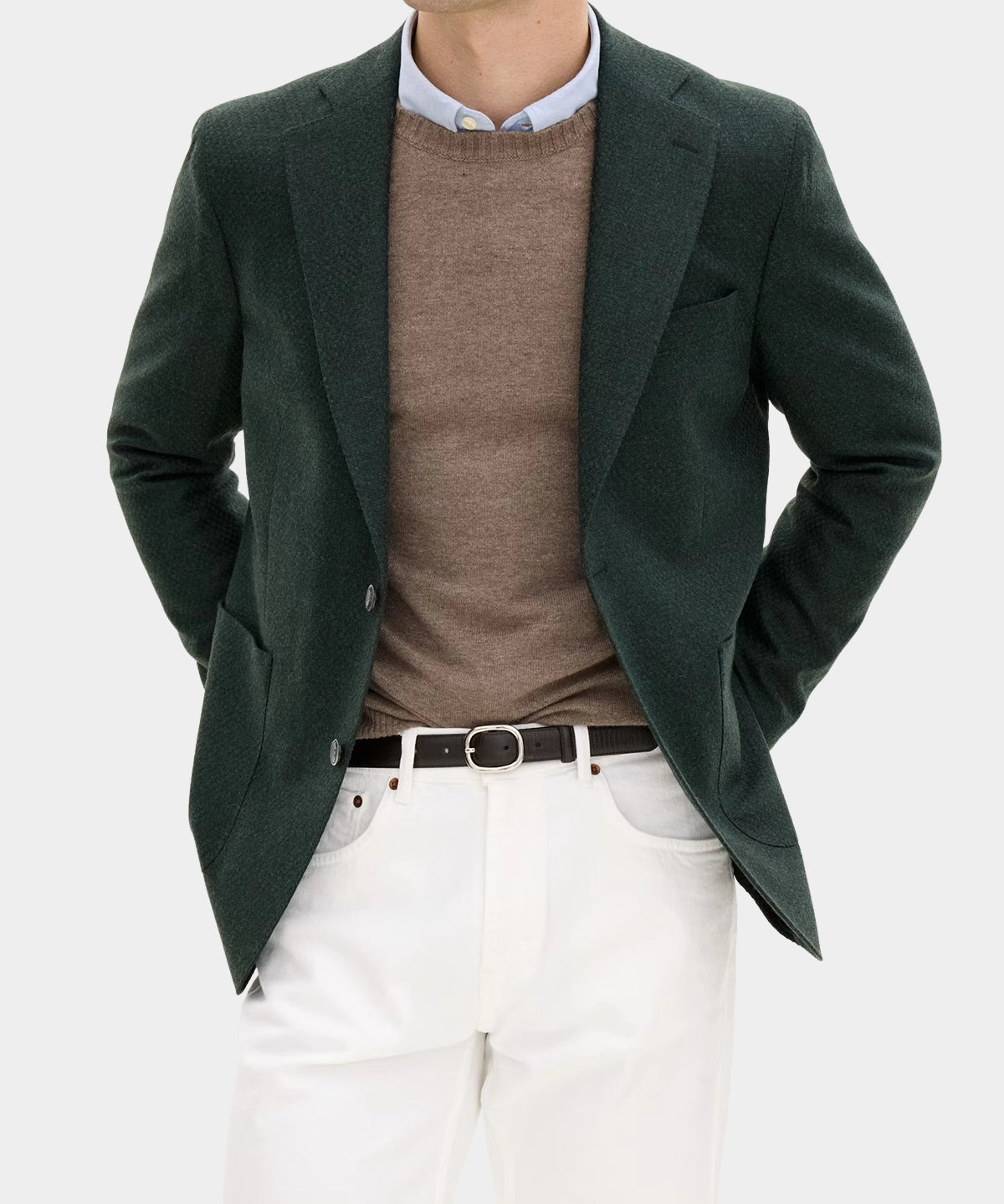 Fogerty Patch Blazer - Bottled Green - Hugo Sthlm