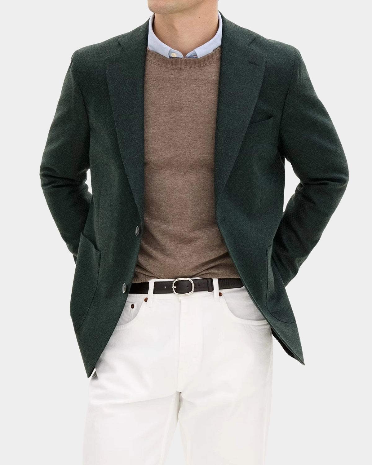 Fogerty Patch Blazer - Bottled Green - Hugo Sthlm