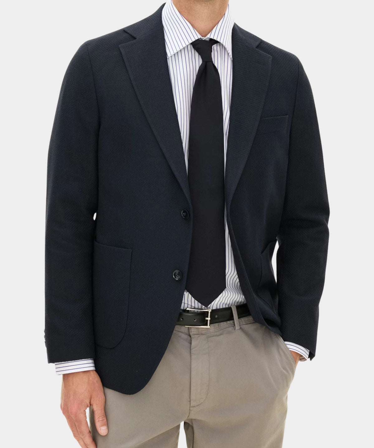 Fogerty Patch Blazer - Navy - Hugo Sthlm