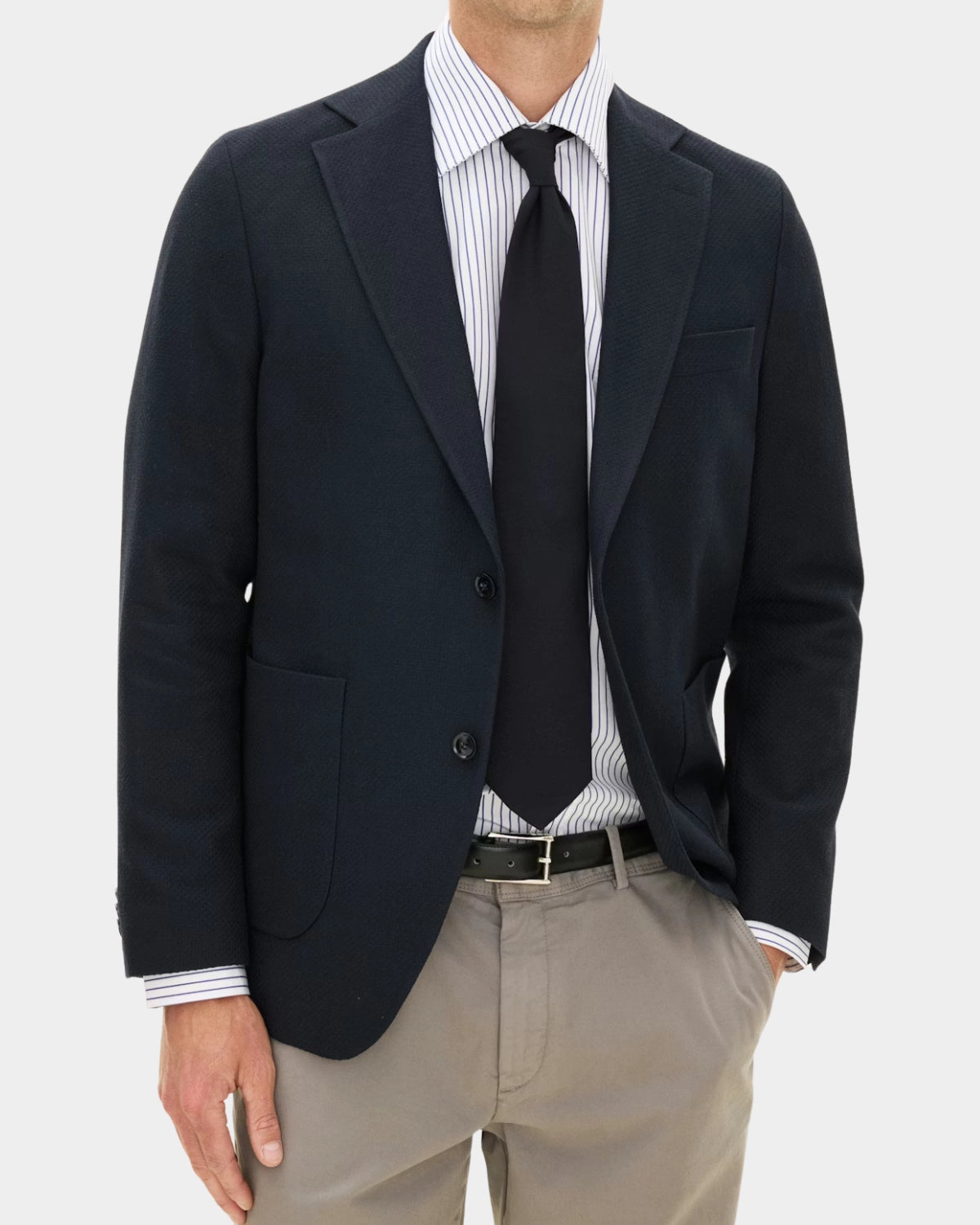 Fogerty Patch Blazer - Navy - Hugo Sthlm