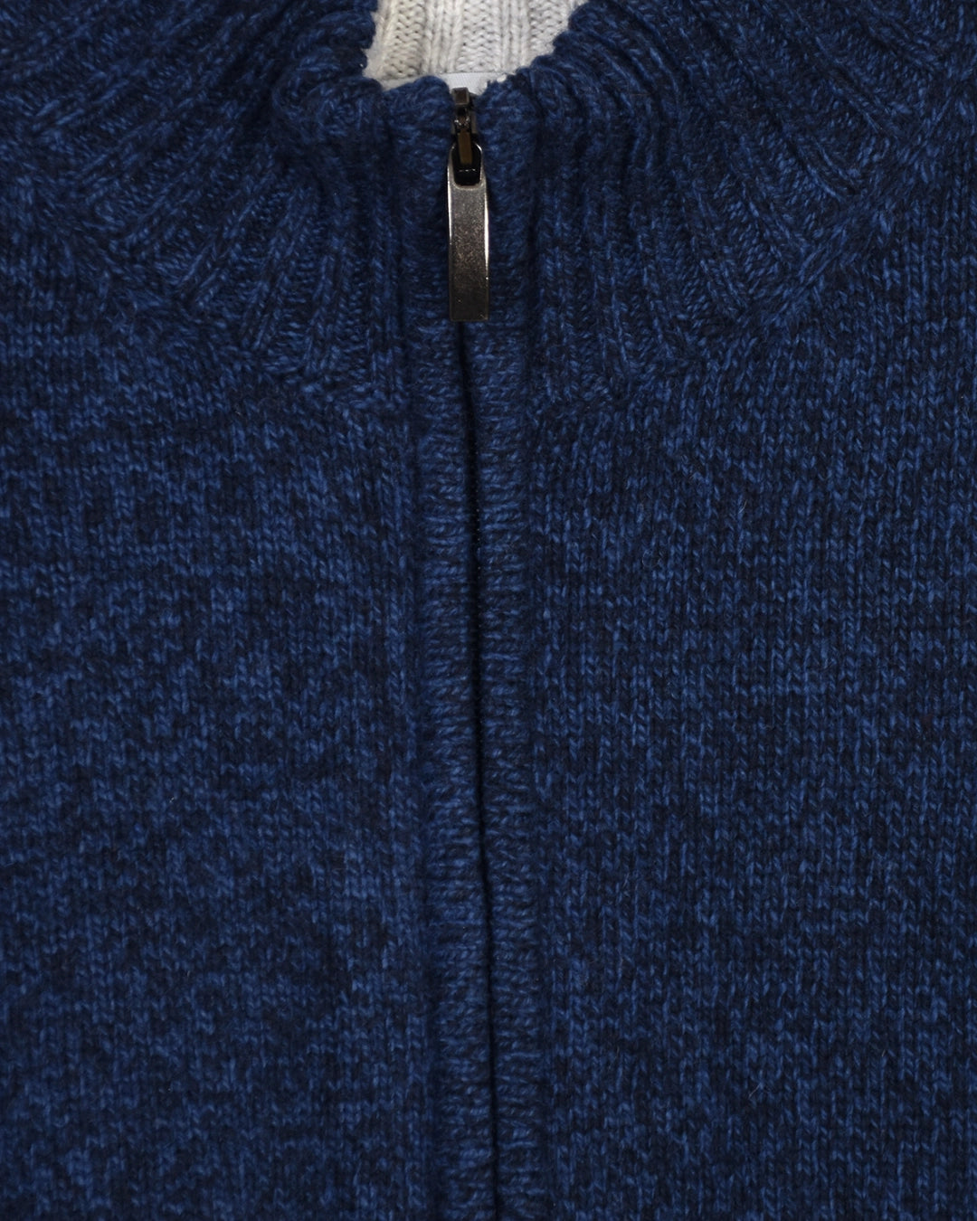 Full Zip Merino Cashmere - Blue - Hugo Sthlm