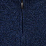 Full Zip Merino Cashmere - Blue - Hugo Sthlm