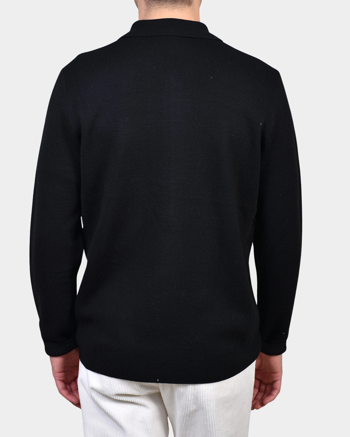 Giacca Bottini & Pocket Merino - Black - Hugo Sthlm