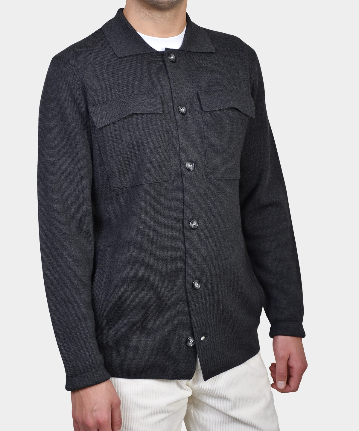 Giacca Bottini & Pocket Merino - Grey - Hugo Sthlm