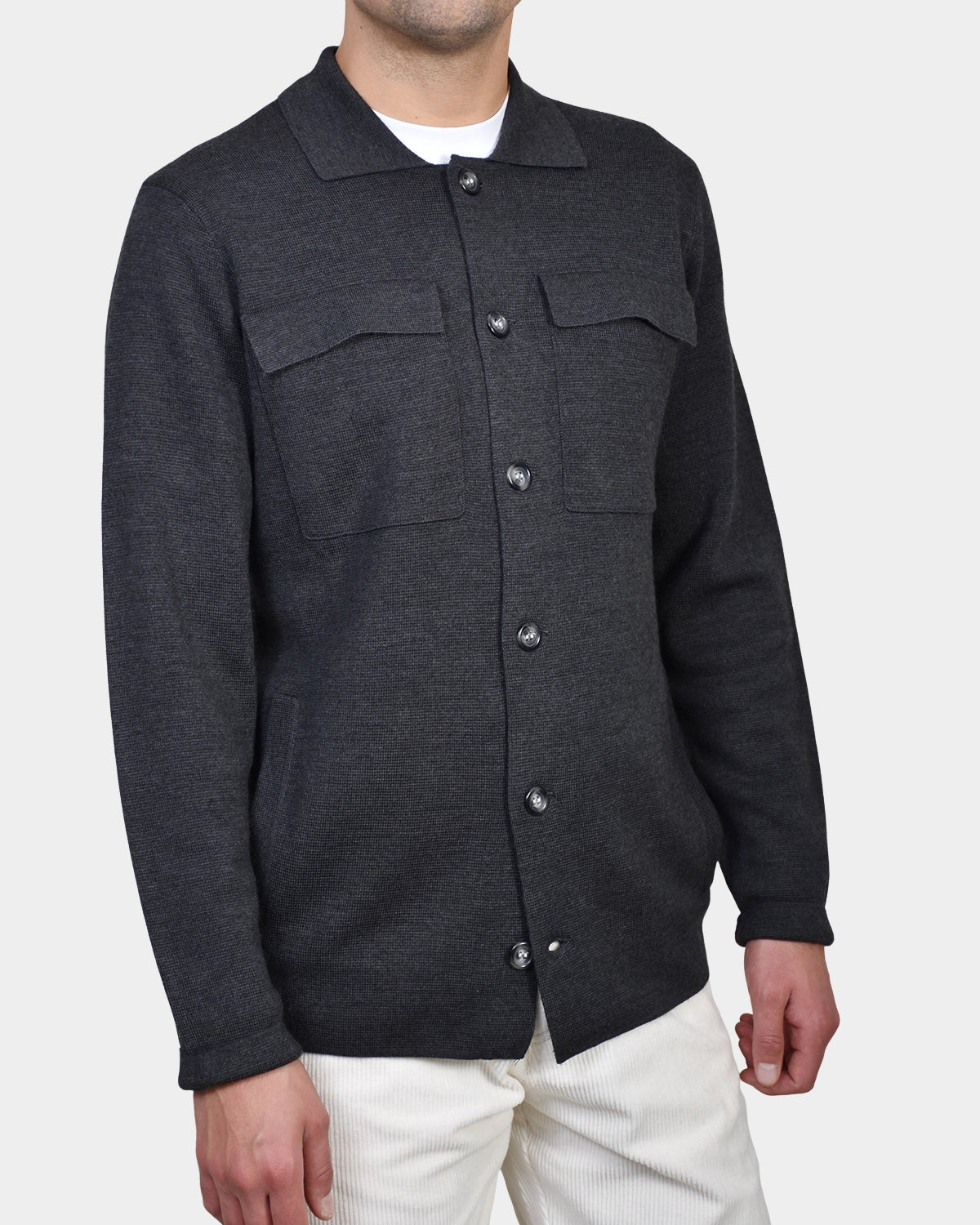 Giacca Bottini & Pocket Merino - Grey - Hugo Sthlm