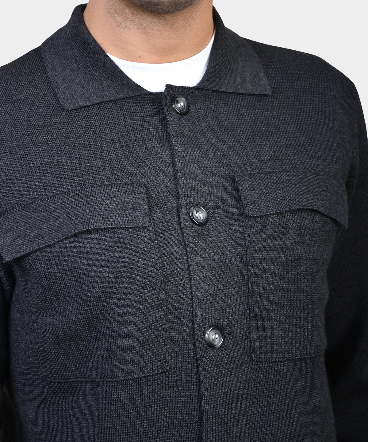 Giacca Bottini & Pocket Merino - Grey - Hugo Sthlm