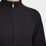 Giacca Full Zip Mag Inglese - Antracite/ Brown - Hugo Sthlm