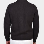 Giacca Full Zip Mag Inglese - Antracite/ Brown - Hugo Sthlm