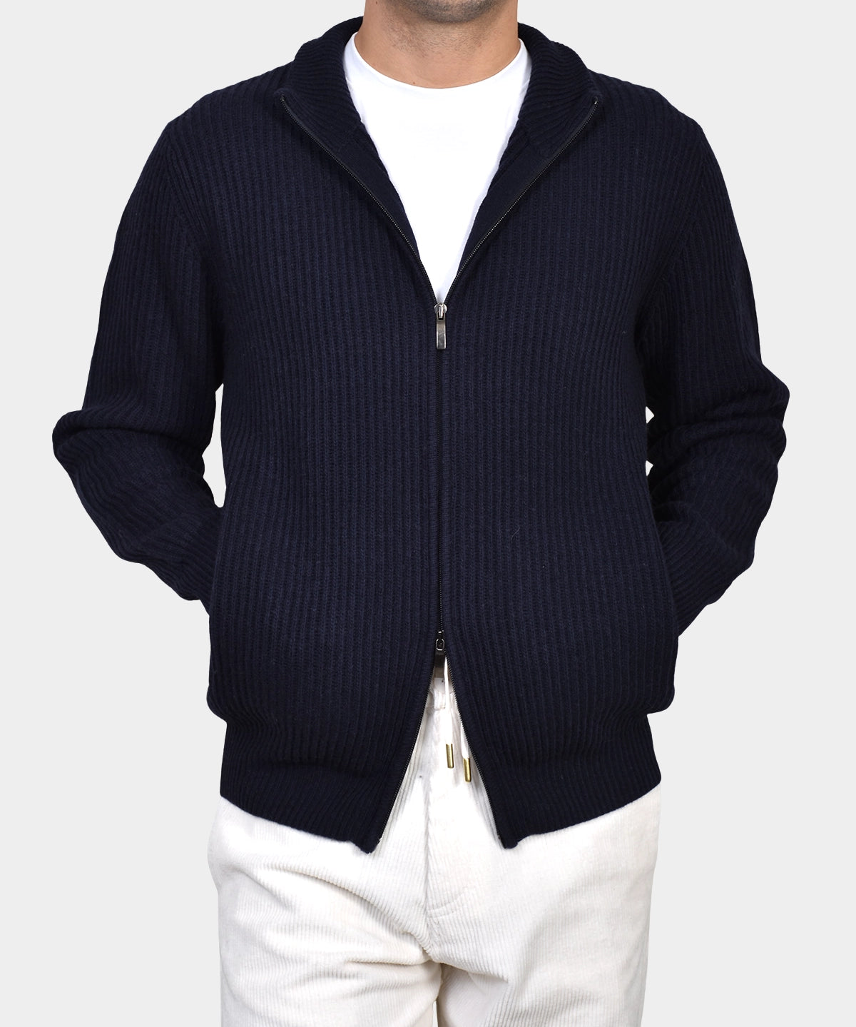 Giacca Full Zip Mag Inglese - Navy - Hugo Sthlm